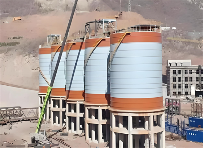 青山高架钢板仓